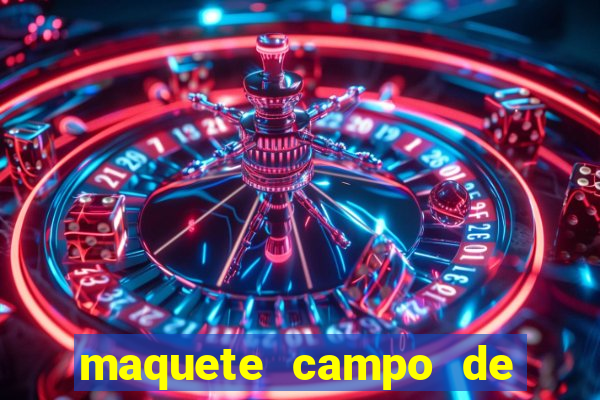 maquete campo de futebol (isopor)